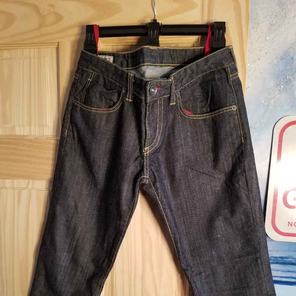 UNIFORM dark wash jeans